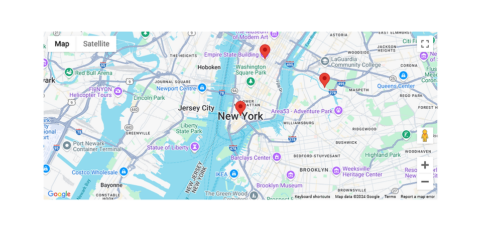 markers added on google maps using Wix velo