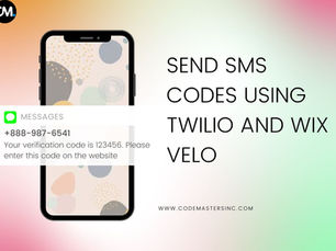 Send SMS Codes Using Twilio and Wix Velo: A Step-by-Step Guide