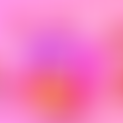 Instagram logo on a pink background with floating red notification icons showing hearts and profiles, conveying a lively mood.