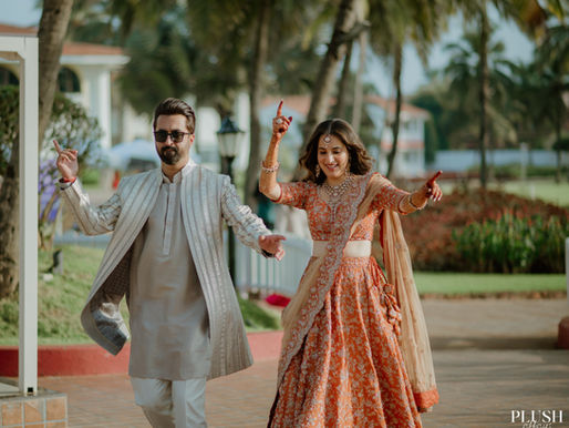 When a Film Set Turned Into Forever: Natasha & Anuj's Goa Wedding