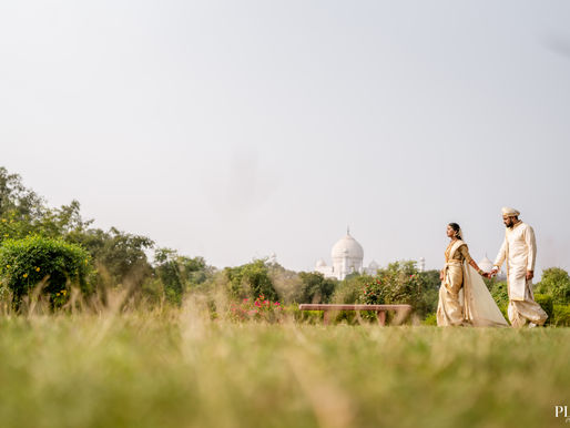 A Punjabi-Telugu Wedding by the Taj Mahal: Aman & Harshitha’s Magical Wedding in Agra