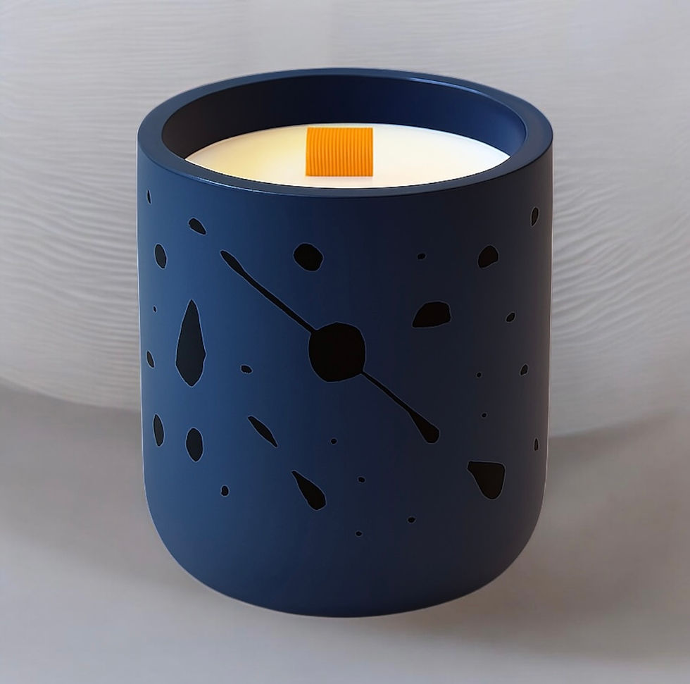 Thumbnail: Studio H - 30cl Candle - Navy/Black