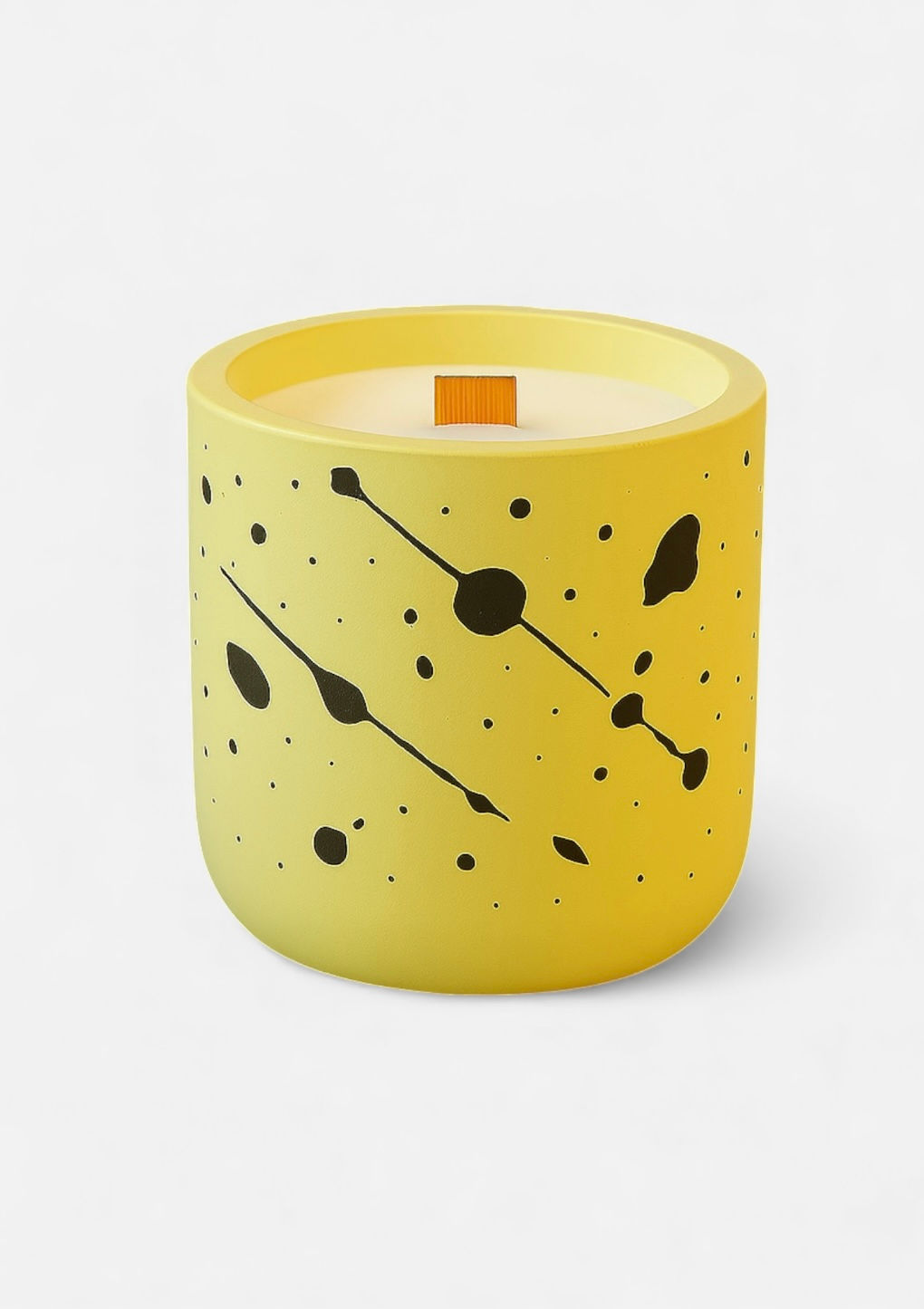 Studio H - 30cl Candle - Pale Yellow/Black