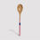 Thumbnail: Hand Decorated Wooden Spoon Pink and Blue