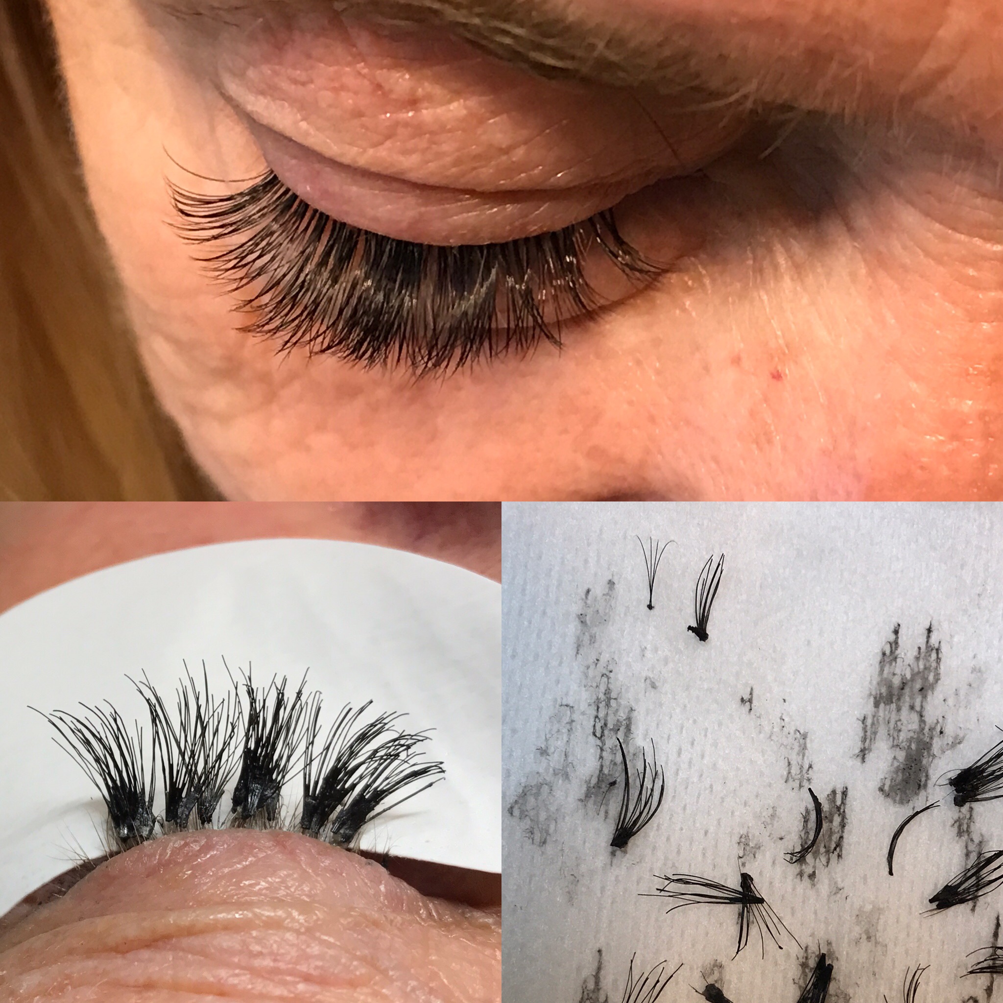 cluster eyelash extensions