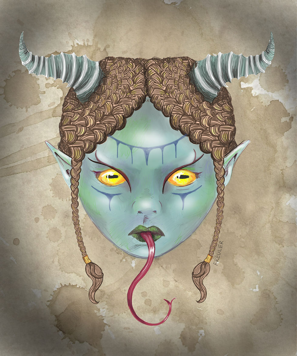 Goat Snake art by Kate Freuler.