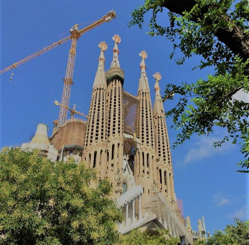 A Sagrada Família em Barcelona