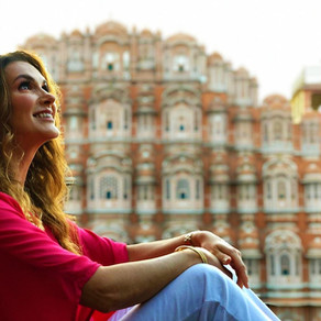 Eu, gratidão e Jaipur na Índia