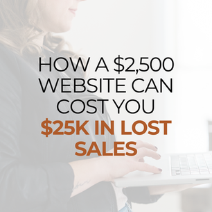 Amye working on a computer building psychology backed websites for service based businesses in Oakland