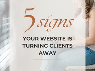 5 Signs Your Website Is Turning Clients Away | Liquia Design