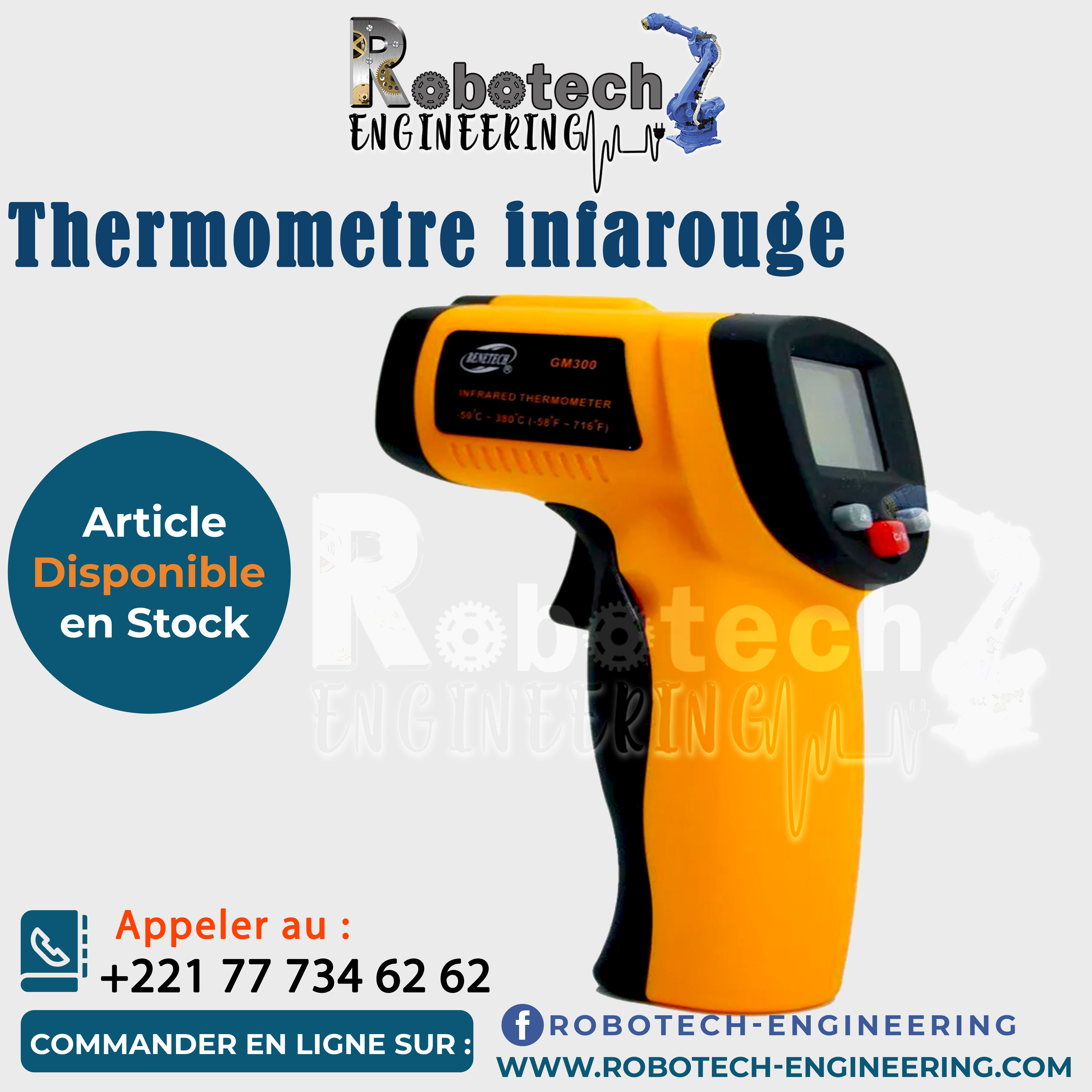 Thermomètre infrarouge