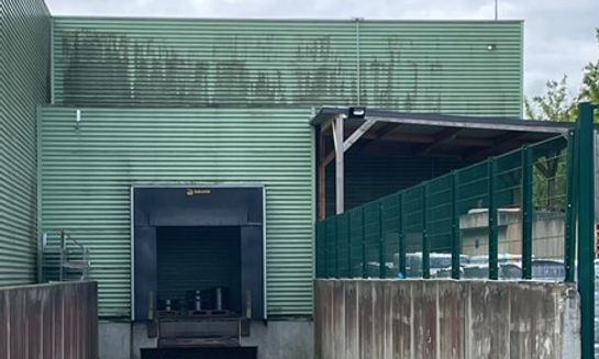 Nettoyage bardage industriel