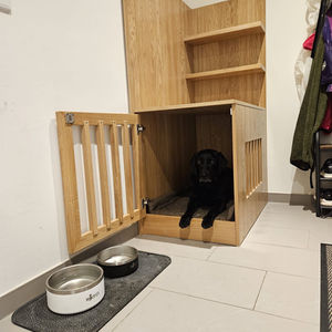 Vorzimmerschrank mit integrierter Hundebox – Funktionalität trifft Design