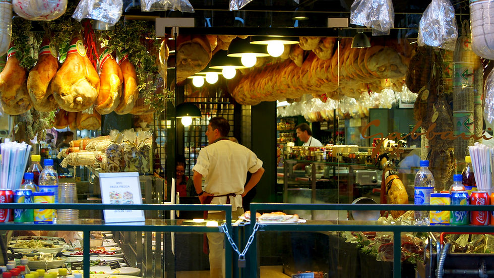 A peak inside Salumeria Italiana on Richmond Street.