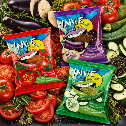 INWE - Crackers 100% végétal.
