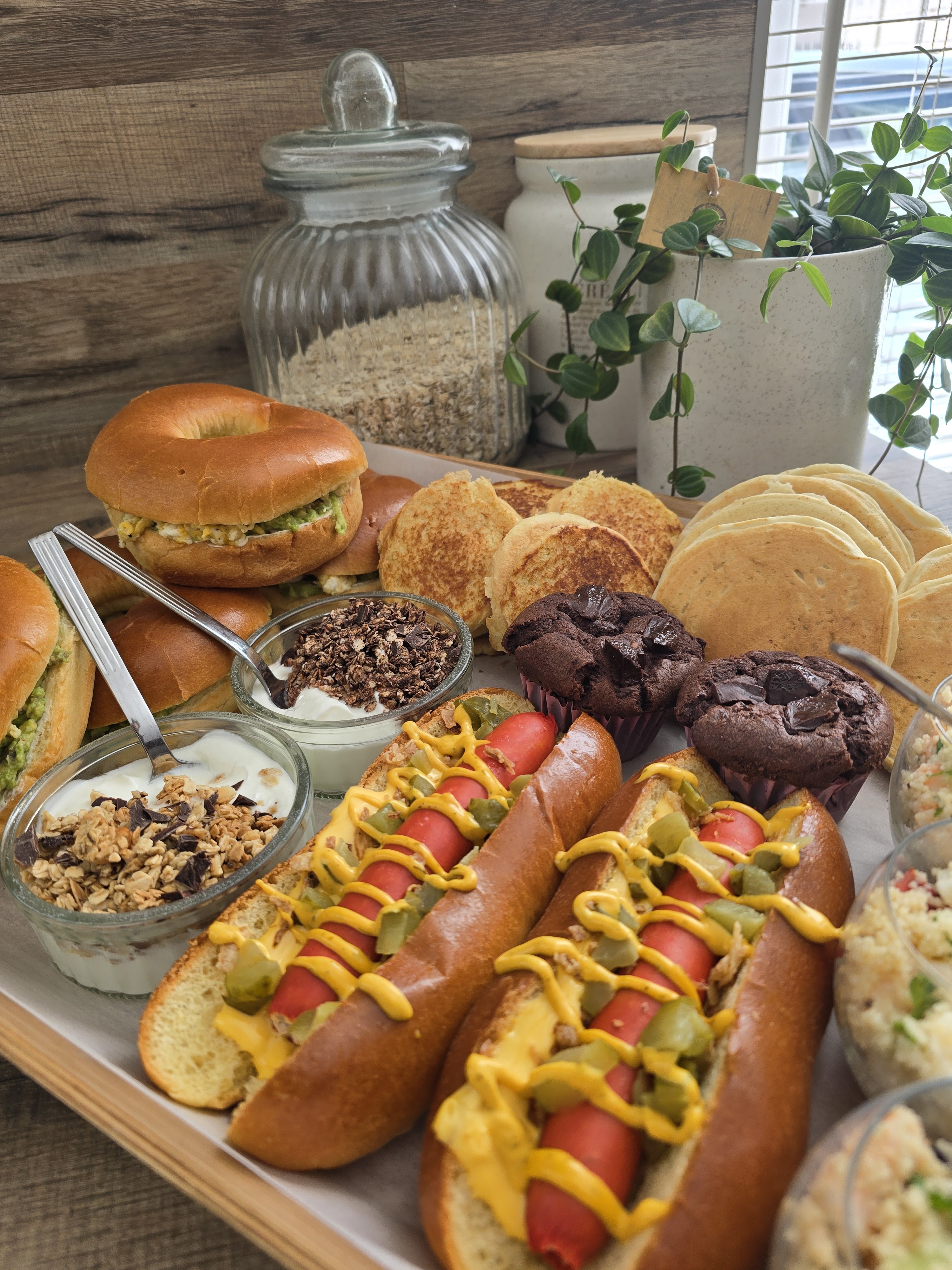 Arranged Food and Objects