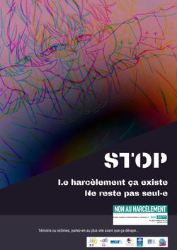Autre affiche réalisée avec l'élève Maël