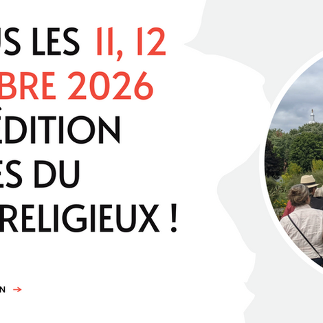 Journées du patrimoine religieux 2026 : inscriptions jusqu'au 21 août
