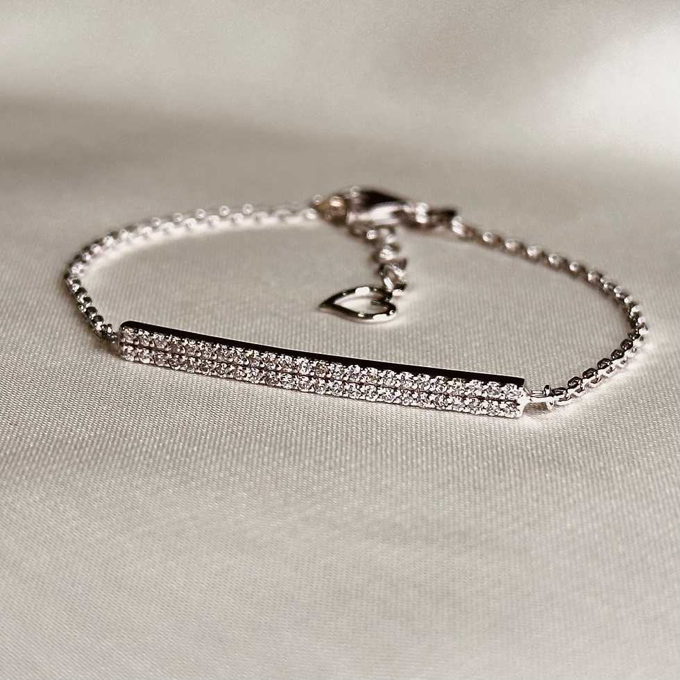 צמיד בר - יהלומים