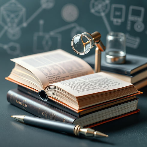 scientific research with books.jpg