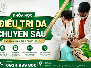 Khóa học điều trị da chuyên sâu chuẩn spa & clinic hiện đại