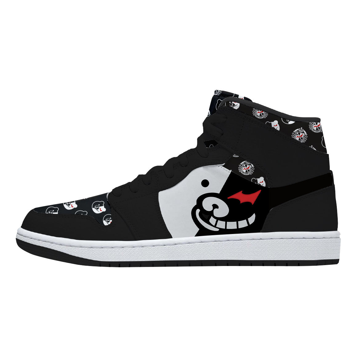 TENIS MONOKUMA NEGRO DANGANROMPA BOTA HI TOP