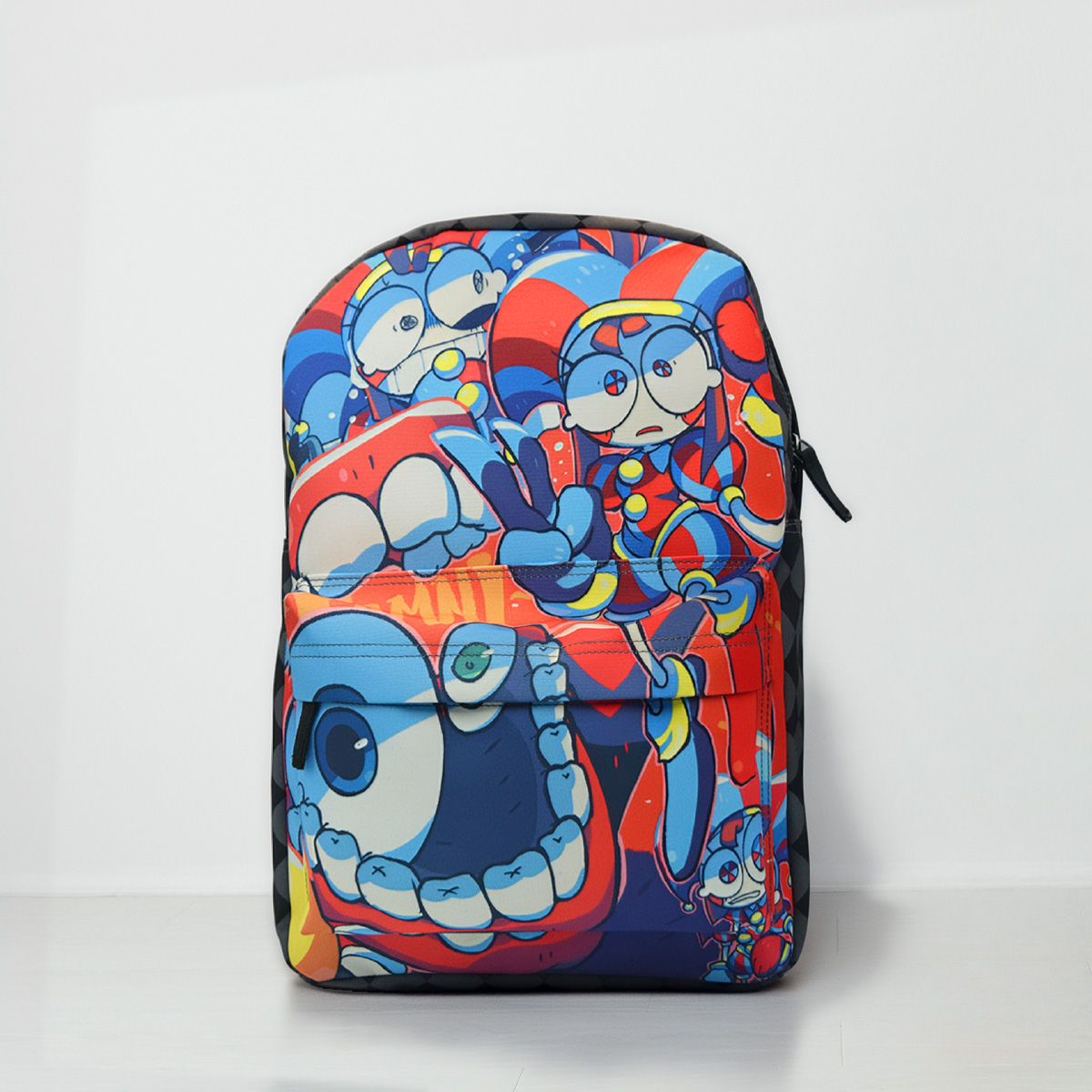 Mochila de Pomni Digital Circus Personaje Merch Backpack