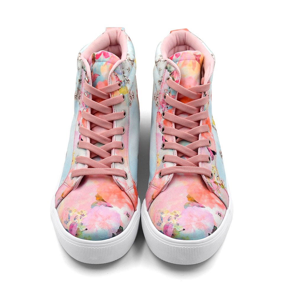 Miniatura: TENIS CANDY Y TERRY ROSA ANIME FLORES BOTITA