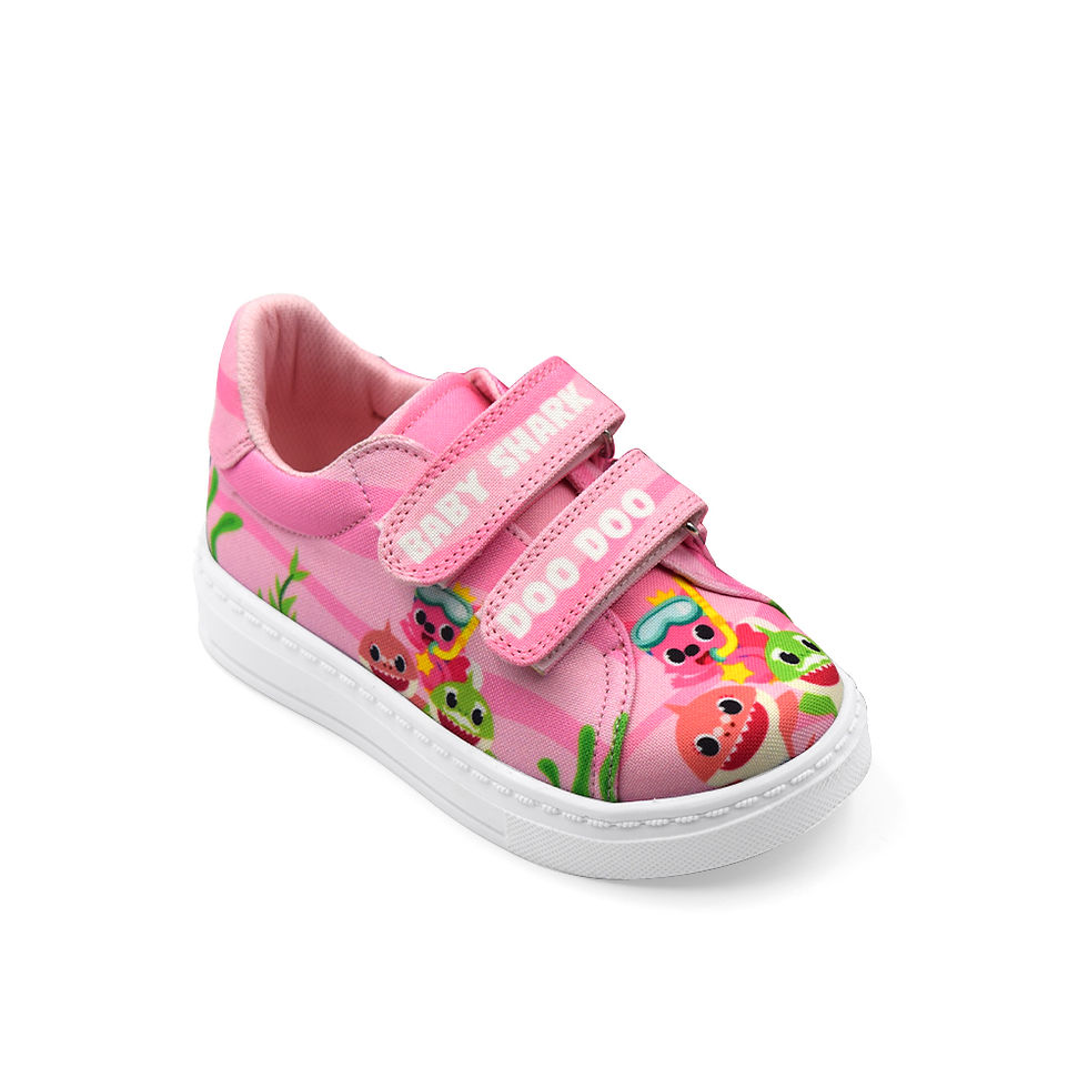 Miniatura: TENIS ROSA BABAY SHARK VELCRO