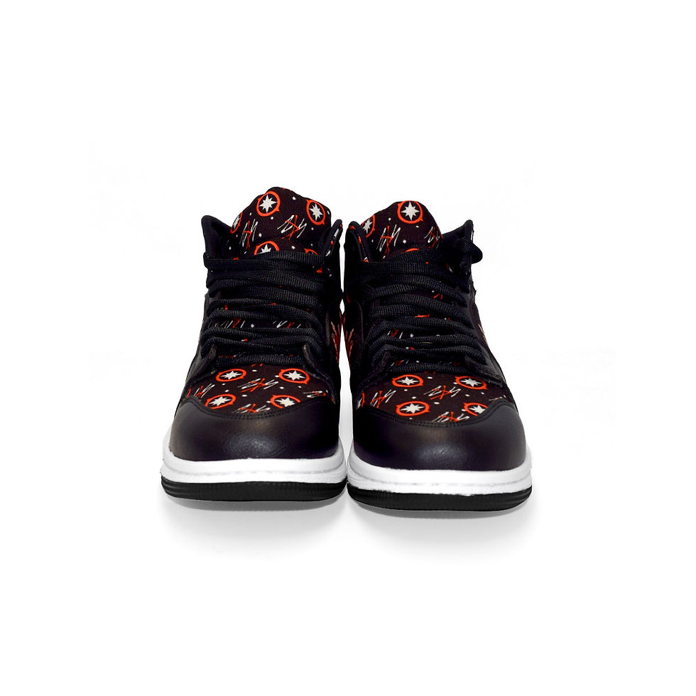 Miniatura: TENIS NO EASY NEGRO STRAY KIDS K-POP MERCH BOTA HI TOP