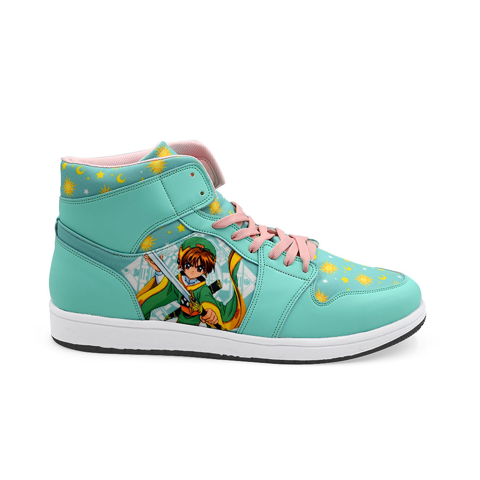TENIS SYAORAN LI SAKURA CARD CAPTOR ANIME BOTA HI TOP