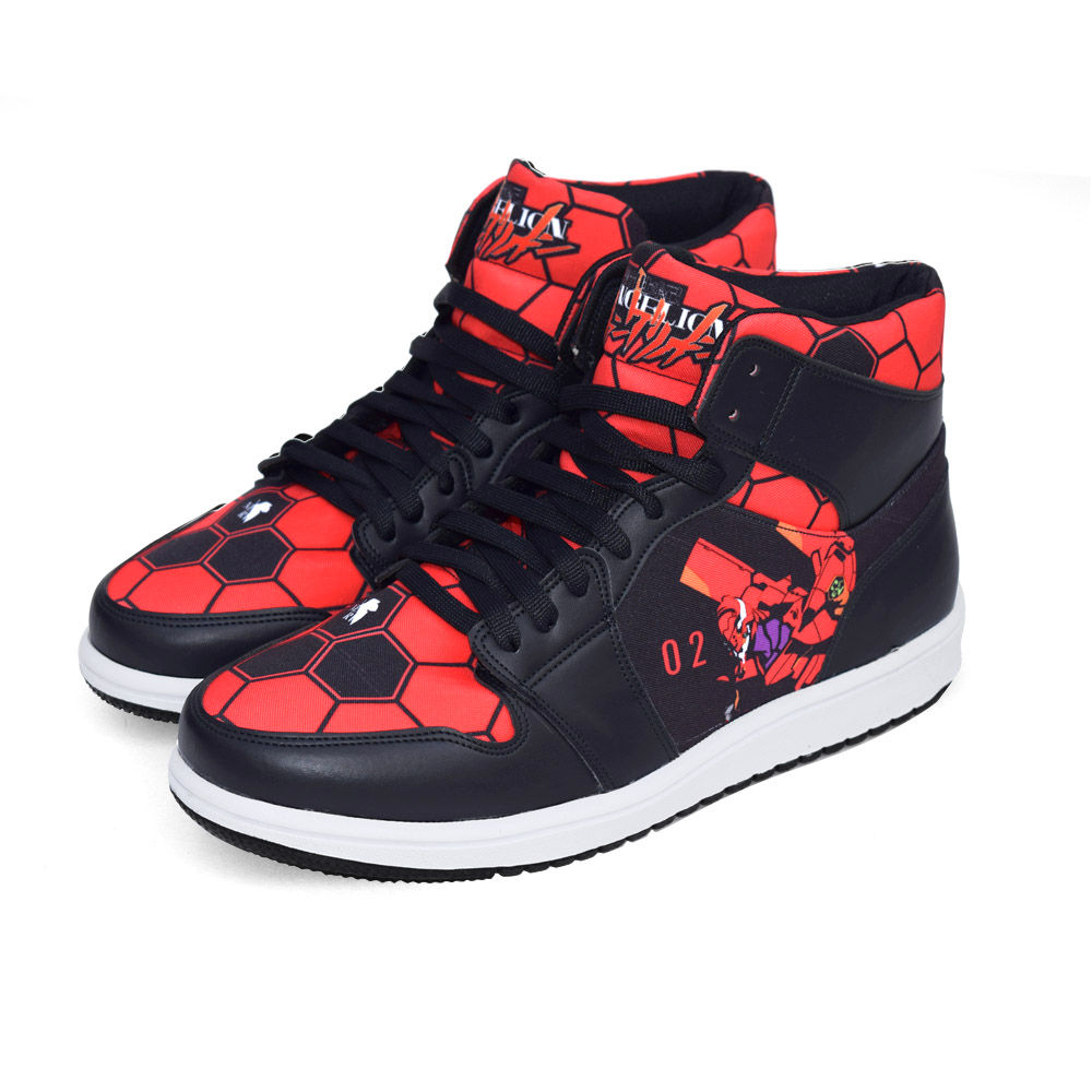 TENIS EVA 02 EVANGELION ANIME BOTA HI TOP
