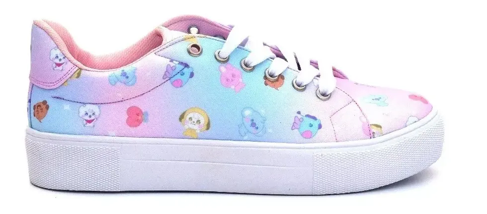 TENIS BT21 PERSONJES CHIBI KPOP AGUJETA