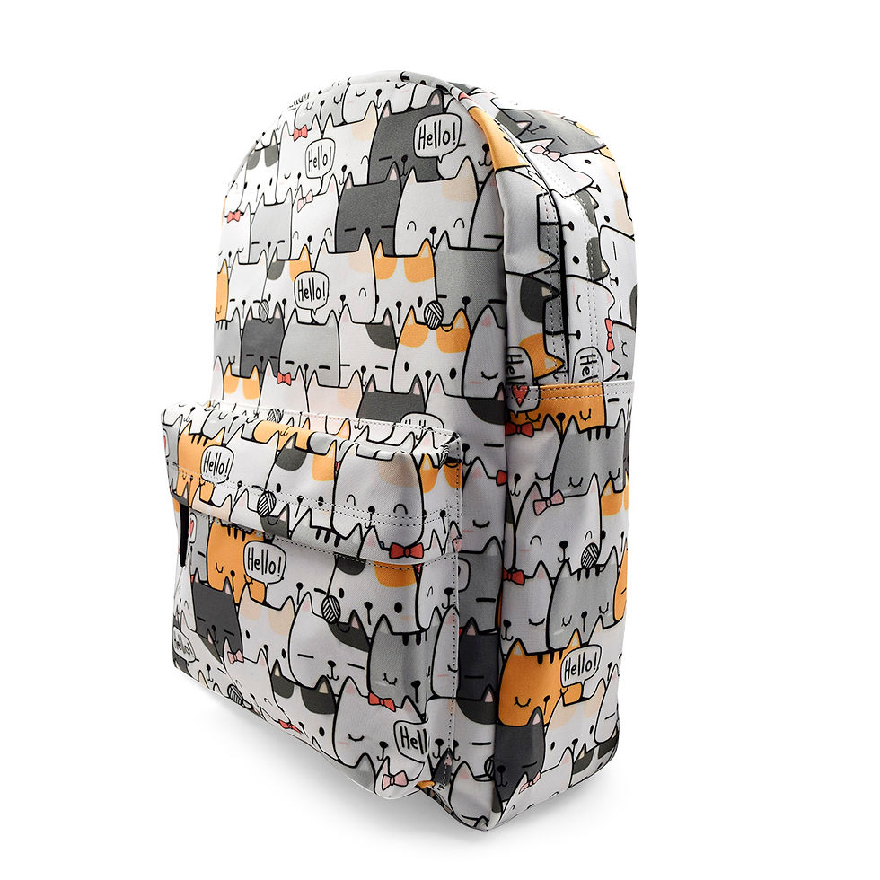 Miniatura: Mochila Gatos Hello Cats Allover Backpack