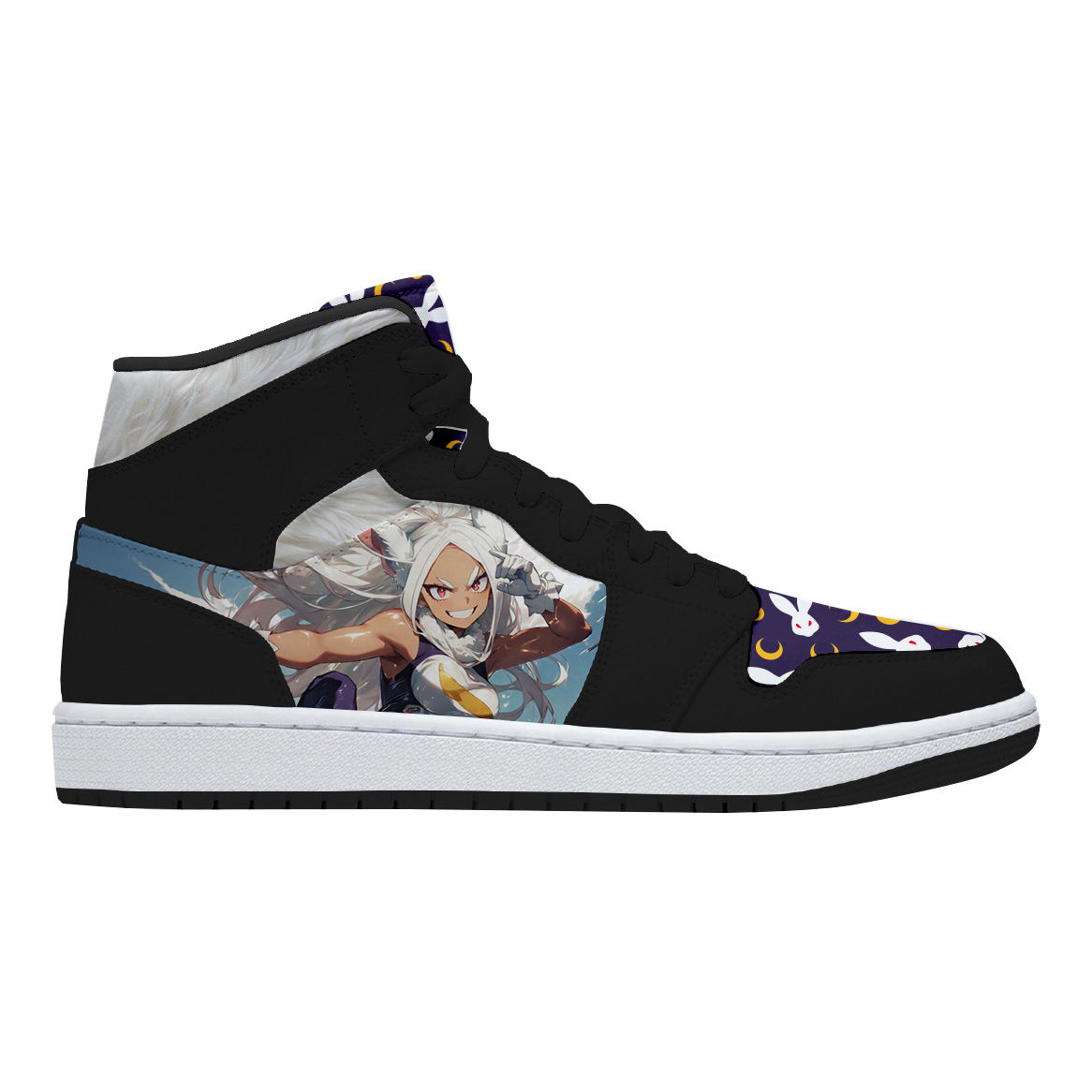 Tenis de Mirko Usaguiyama Negro My Hero Academia Bota Hight Top