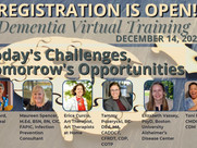 Dementia Virtual Training: Today's Challenges, Tomorrow's Opportunities.