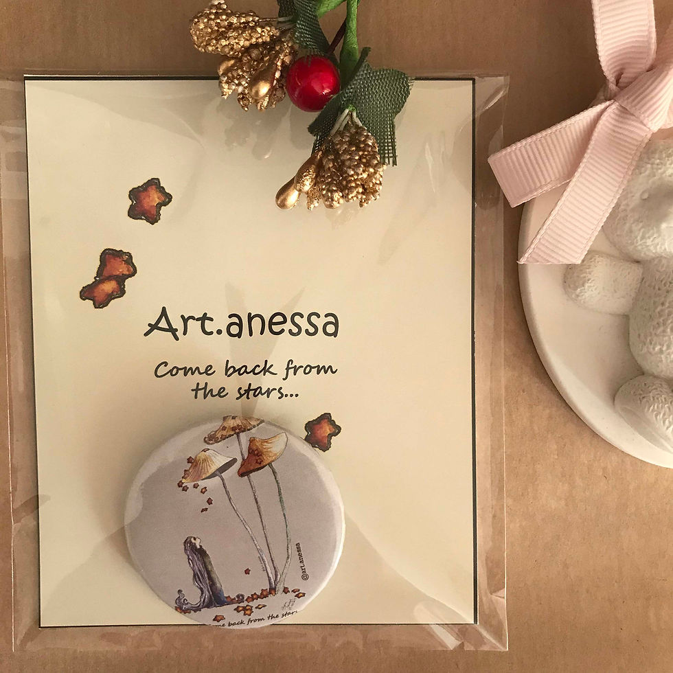 Küçük resim: Eva karakteri çanta rozeti (44 mm)