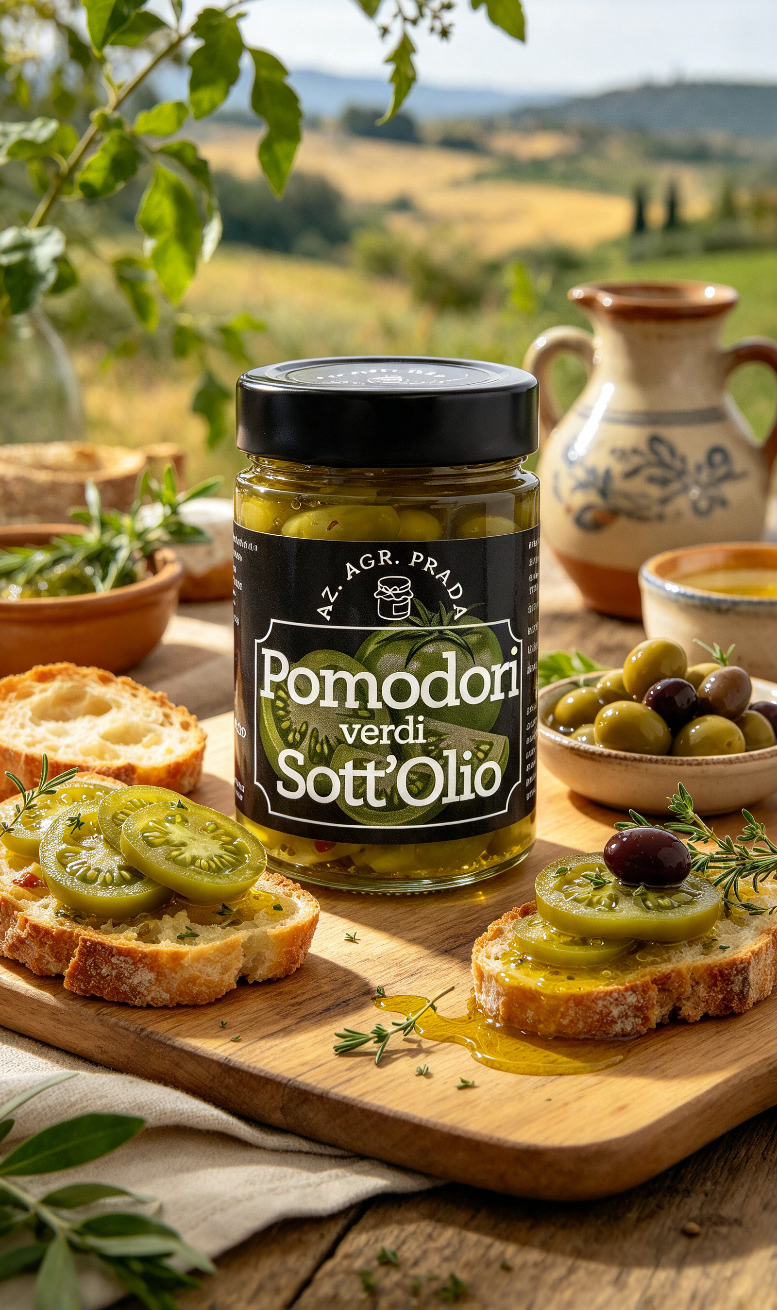 Barattolo di Pomodori Verdi Sott'Olio | Azienda Agricola Prada
