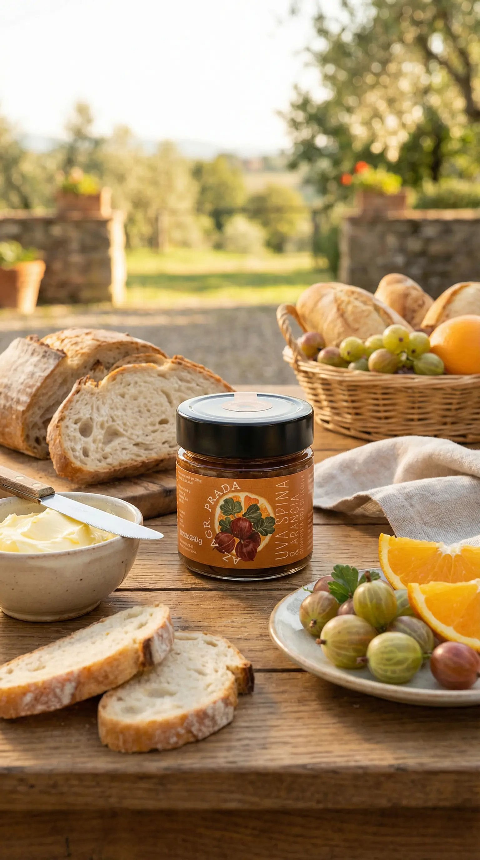 Confettura Uva Spina e Arancia Artigianale | Azienda Agricola Prada
