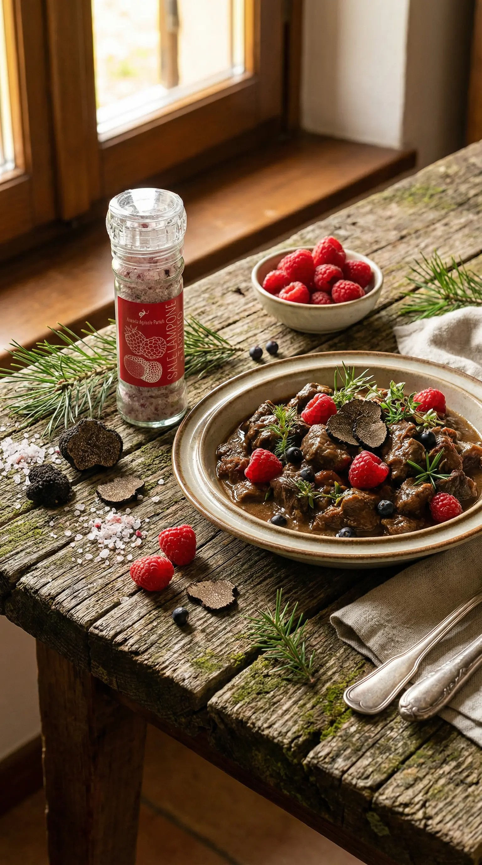 Sale ai Lamponi e Tartufo | Condimento Gourmet | Az. Agricola Prada