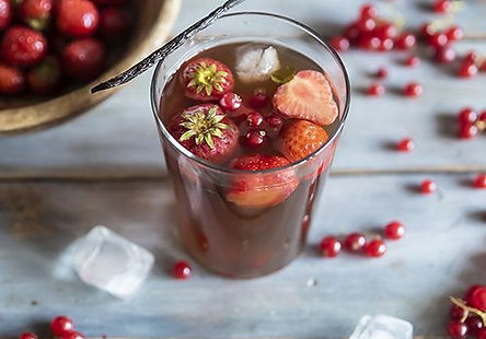 THE EARL GREY CON VANIGLIA, FRAGOLE E RIBES