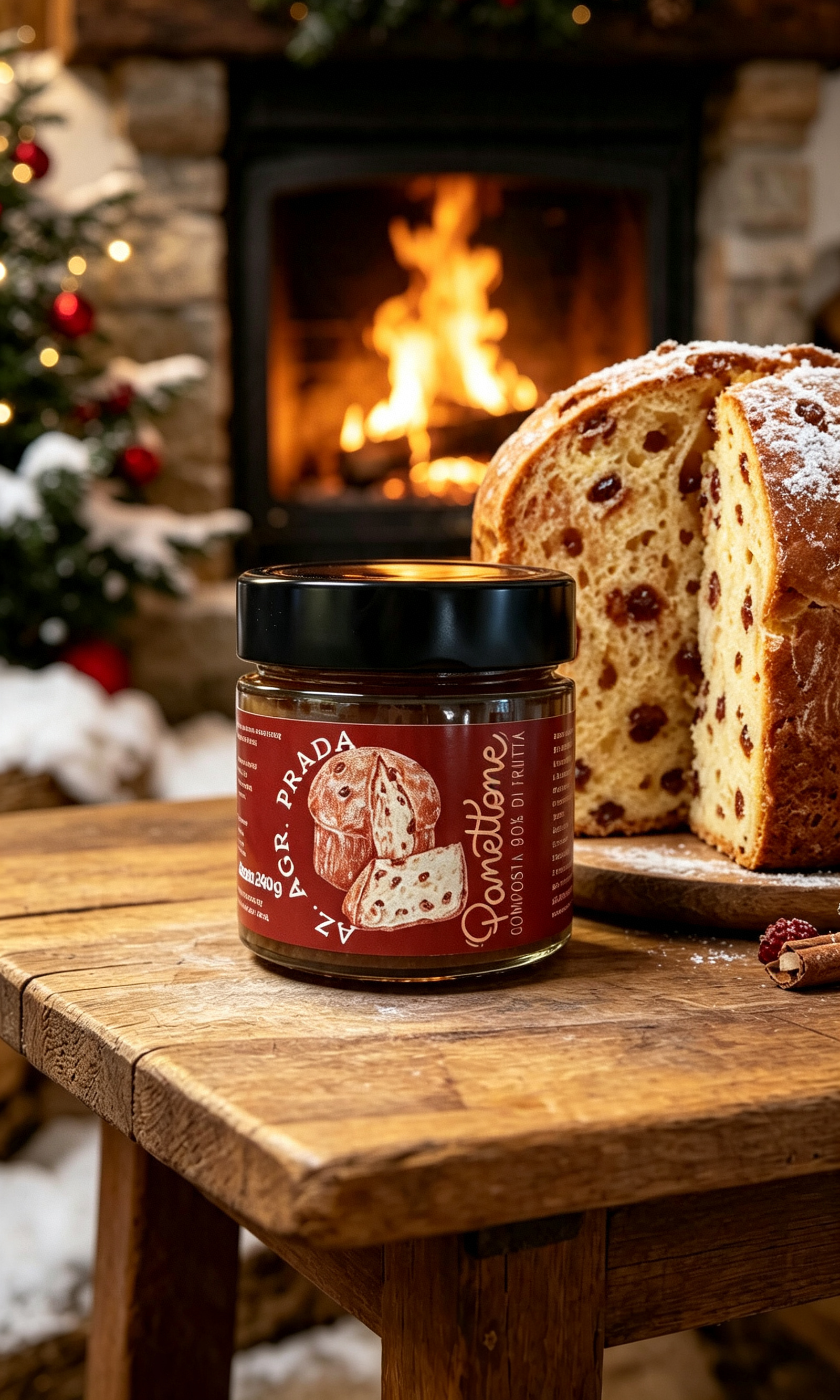 vasetto di composta Panettone | Azienda Agricola Prada