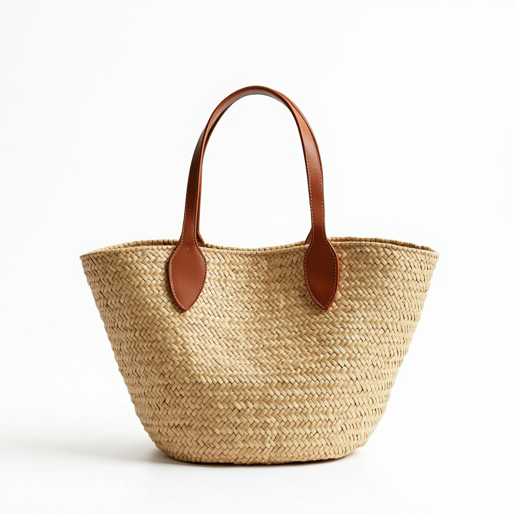 Woven Straw Tote