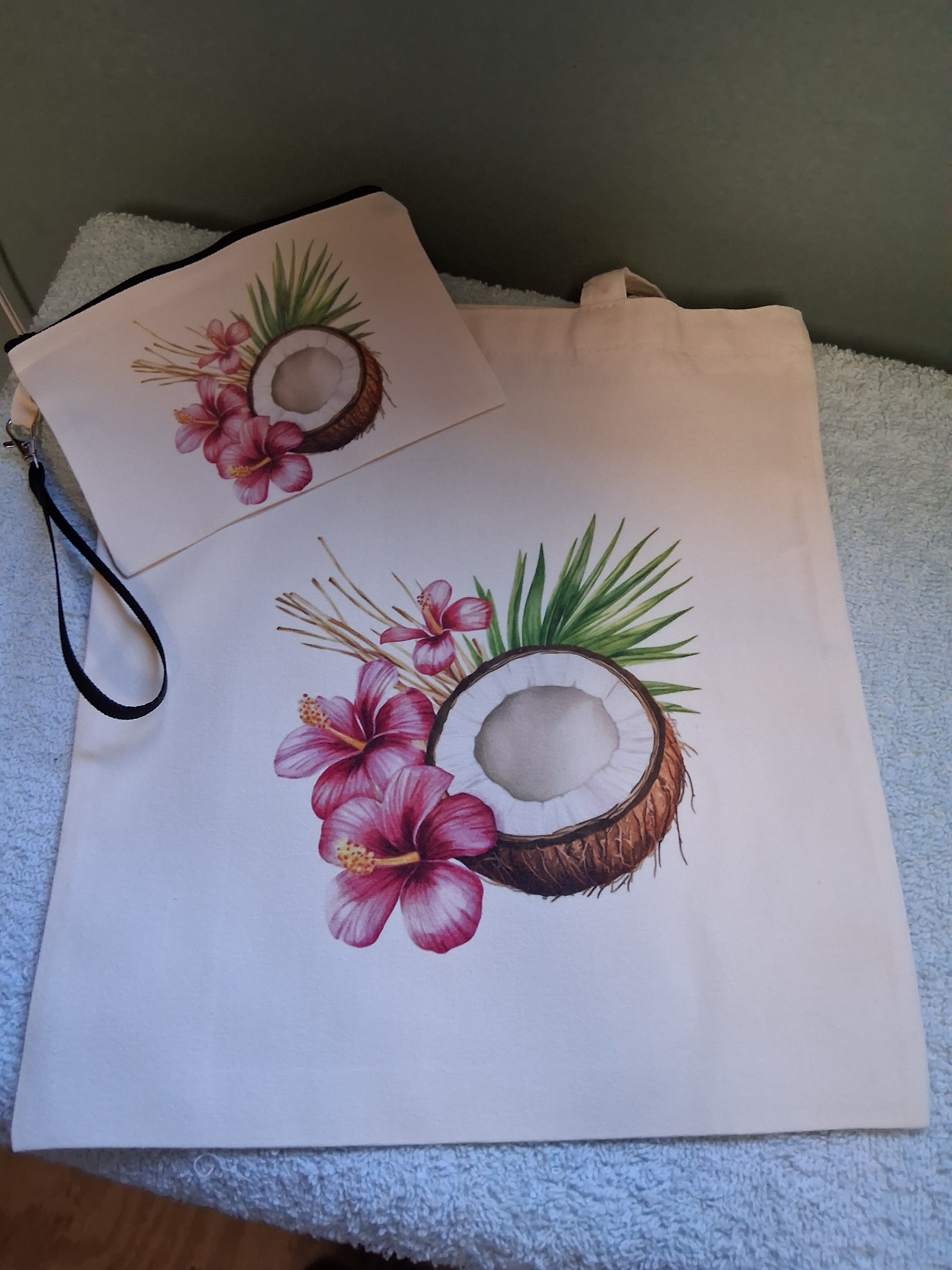 2 pc Canvas Beach Set