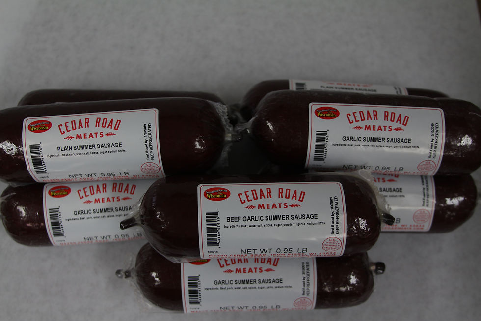 Thumbnail: Plain Summer Sausage - 1lb