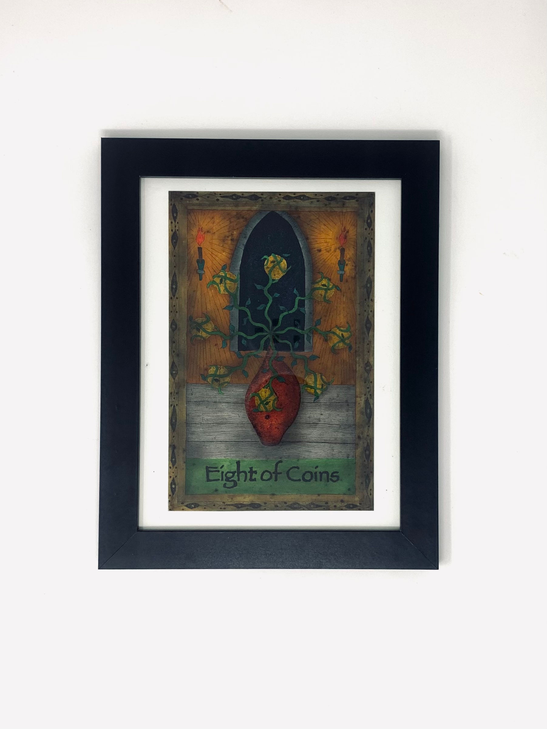 Eight of Coins - tarot deck series