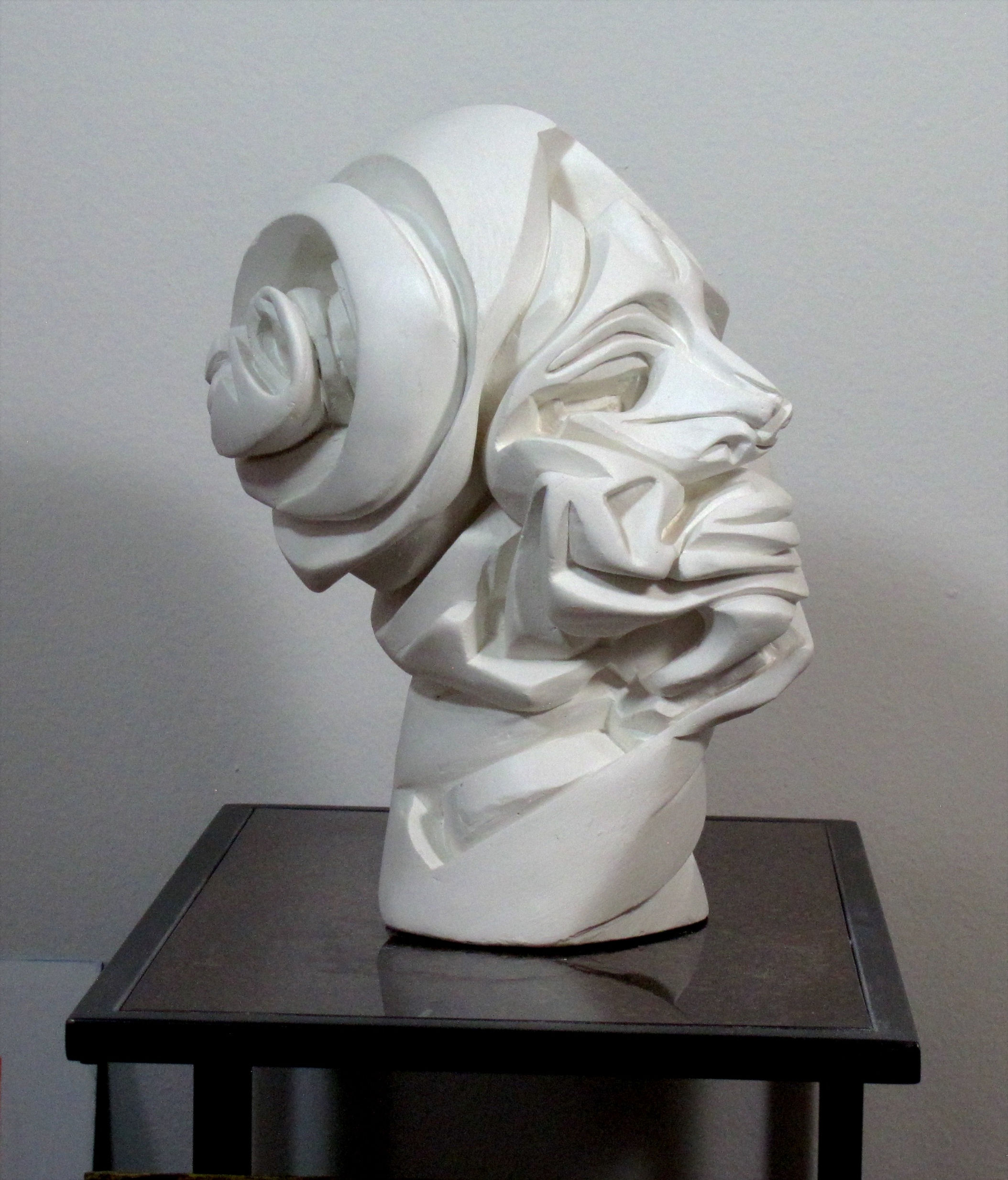 Title: Self-Portrait in white