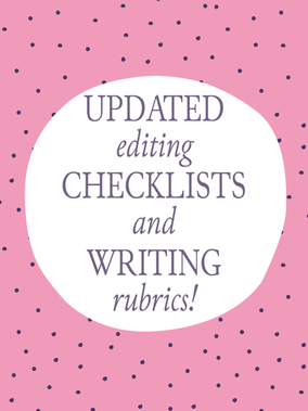 New Writing Rubrics and Checklists