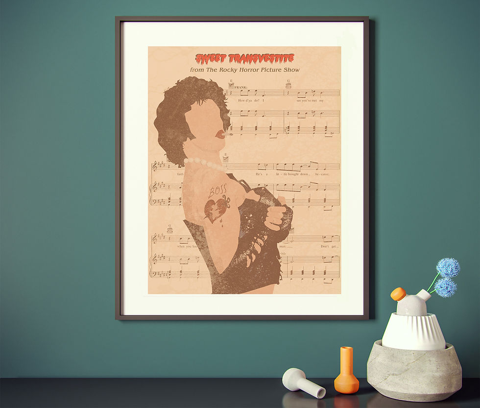 Thumbnail: Frank N. Furter - Rocky Horror Picture Show - Sweet Transvestite Sheet Music
