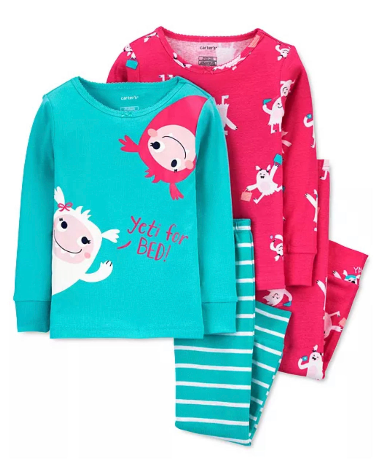 Pijama 4 peças Monstrinho Carter's